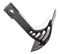 Eliminatore parafango moto Supporto Universale Per Targa Per Motocicletta Montaggio Su Forcellone Staffa Verticale Curva Per Quasi Tutte Le Motociclette Con Asse Da 1" Portatarga per moto