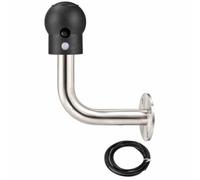 Eliminatore Statico Corpo Umano con Allarme Sonoro | Acciaio Inox 304, Cavo di Terra, Antideflagrante, Stazione Servizio(Style M)