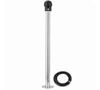 Eliminatore Statico Corpo Umano con Allarme Sonoro | Acciaio Inox 304, Cavo di Terra, Antideflagrante, Stazione Servizio(Style G)