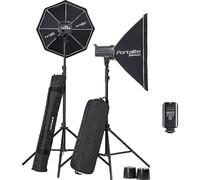 Elinchrom D-LITE RX 4/4 Softbox To Go Nero set di attrezzature per studio fotografico, 20839.2.EU
