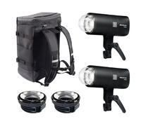 Kit Flash Elinchrom THREE 2 Unità 261 Ws LED TTL HSS Bluetooth