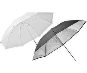 Elinchrom kit ombrelli 2 pezzi lucido/argento