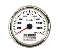 ELING Chilometraggio contachilometri automatico GPS tachimetro 0-200KM/H chilometraggio per auto da corsa con retroilluminazione 85mm