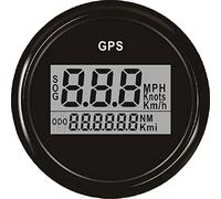 ELING Contachilometri digitale GPS per auto da 2 pollici (52 mm) 12V/24V garantito con retroilluminazione