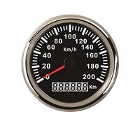 ELING Contachilometri GPS impermeabile 200KM/H per buggy moto auto con retroilluminazione 85mm 12V/24V