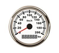 ELING Contachilometri tachimetro universale GPS 200KM/H per ELING imbarcazione per yacht per barche con retroilluminazione 85mm 12V/24V