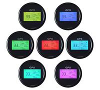 ELING Tachimetro GPS Contachilometri digitale Contachilometri per Auto Marine con Antenna GPS 7 Retroilluminazione 85mm