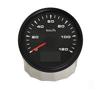 ELING Universale 0-120KM/H Contachilometri automatico GPS Contachilometri Velometro con 8 retroilluminazione 85mm 9-32V