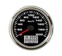 ELING Velometro per tachimetro GPS per auto 0-200KM/H Chilometraggio del contachilometri con retroilluminazione 85mm