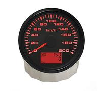 ELING Velometro tachimetro GPS universale 0-200 km/h contachilometri per auto da corsa moto 3-3/8 pollici (85 mm)