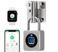eLinkSmart lucchetto per armadietto da palestra, sblocco con impronta digitale o APP mobile, telecomando, registrazione, impermeabile, lucchetto con impronta digitale per palestra, bagagli, armadietto