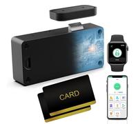 eLinkSmart - Serratura per armadietto, con scheda RFID, con tecnologia NFC, per credenza, cassetto, armadio, con app Bluetooth, per la sicurezza dei bambini, mobili da cucina, dispensa, nero