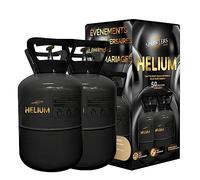 Elio 2 grandi bottiglie di gas di elio per 100 palloncini - Caramella usa e getta 0,80 m3 ideale per feste, compleanni, matrimoni e feste - Fai galleggiare i tuoi palloncini con SPARKLERS CLUB®