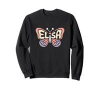 Elisa Butterfly - Personalizzato Carino Nome Word Art Felpa