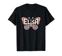 Elisa Butterfly - Personalizzato Carino Nome Word Art Maglietta