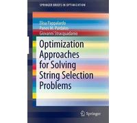 Elisa Pappalardo Panos M. Parda Optimization Approaches for Solving (Tascabile)
