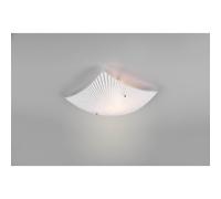 Trio-Leuchten Plafoniera Elisa Quadrata Vetro decorato e graniglia 30x30 cm 1 luce E27