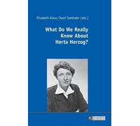 Elisabeth Klaus What Do We Really Know About Herta Herzog? (Copertina rigida)