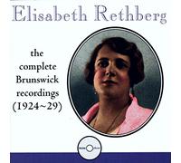 Elisabeth Rethberg - Brunswick Recordings1924/9