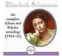 Elisabeth Schumann Recordings (1915-1923)