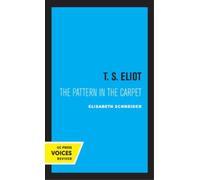 Elisabeth W. Schneider T. S. Eliot (Copertina rigida)