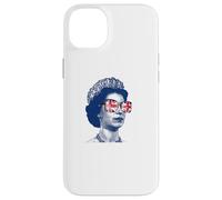 Elisabetta Bandiera Britannica Inghilterra Regina d'Inghilterra Elisabetta Custodia per iPhone 14 Plus