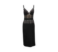 Elisabetta Franchi - Ab-701-51E2 Midi Dress - - Dresses - Donna - Nero - L
