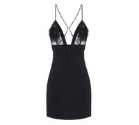 Elisabetta Franchi - Abito con Inserti in Pizzo - - Dresses - Donna - Nero - S