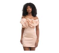 Elisabetta Franchi - Abito Corto con Volant - - Dresses - Donna - Arancione - M