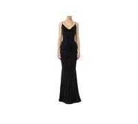 Elisabetta Franchi - Abito da red carpet in jersey di cupro drappeggiato - - Dresses - Donna - Nero - L