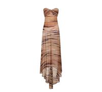 Elisabetta Franchi - Abito da Sera con Stampa Tigre - - Dresses - Donna - Marrone - M