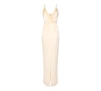 Elisabetta Franchi - Abito da sera in raso slim-fit - - Dresses - Donna - Giallo - M