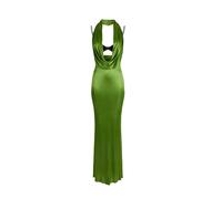 Elisabetta Franchi - Abito da Sera Red Carpet in Jersey di Viscosa Lucida - - Dresses - Donna - Verde - L