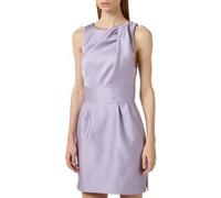 ELISABETTA FRANCHI ABITO IN DUCHESSE CON DETTAGLI LOGO donna lilla AB87561E2 44