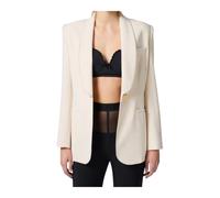 Elisabetta Franchi - Abito in Poliestere Nero Stile Elegante - - Jackets - Donna - Bianco - M