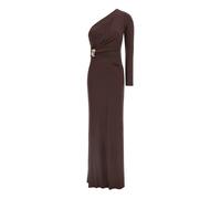 Elisabetta Franchi - Abito lungo in jersey crêpe - - Dresses - Donna - Marrone - M