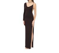 Elisabetta Franchi - Abito Maxi Monospalla - - Dresses - Donna - Marrone - L