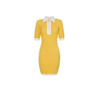Elisabetta Franchi - Abito Polo Corto - - Dresses - Donna - Giallo - S