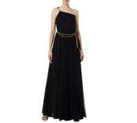 ELISABETTA FRANCHI ABITO RED CARPET IN TULLE MONOSPALLA donna nero AB46332E2 40