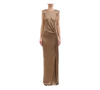 Elisabetta Franchi - Abito Red Carpet in Viscosa Lucida - - Dresses - Donna - Marrone - M