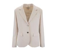Elisabetta Franchi - Blazer con Bottoni e Scollo a V con Fodera Logata - - Jackets - Donna - Bianco - L