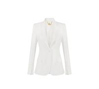 Elisabetta Franchi - Blazer monopetto - - Jackets - Donna - Bianco - S