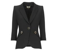 Elisabetta Franchi - Blazer Monopetto - - Jackets - Donna - Nero - S
