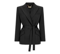Elisabetta Franchi - Blazer Vestaglia Doppiopetto - - Jackets - Donna - Nero - M