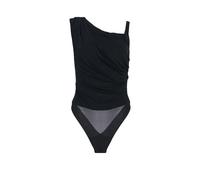 Elisabetta Franchi - Body in Jersey con Gioiello sulla Spalla - - Tops - Donna - Nero - S