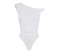 Elisabetta Franchi - Body in jersey con spalla gioiello - - Tops - Donna - Bianco - L