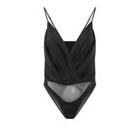 Elisabetta Franchi - Body Incrociato Drappeggiato - - Tops - Donna - Nero - L