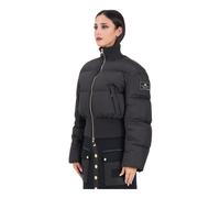 Elisabetta Franchi - Bomber nero con vita elastica - - Jackets - Donna - Nero - S