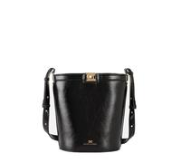Elisabetta Franchi Borsa a secchiello effetto naplak BS16A61E2 Nero