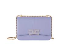Elisabetta Franchi - Borsa a spalla con dettaglio logo - - Bags - Donna - Viola - ONE SIZE